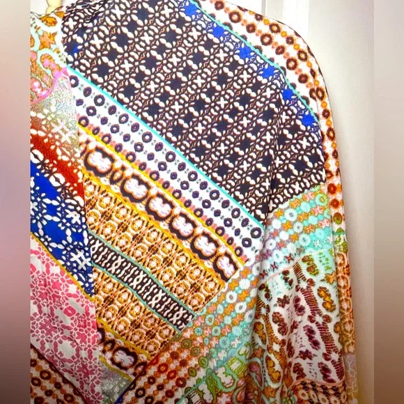 🆕✨NWT Plus Colorful Printed Kimono Boho Style Size 2x-3x Flowy 🦋 - Picture 8 of 10
